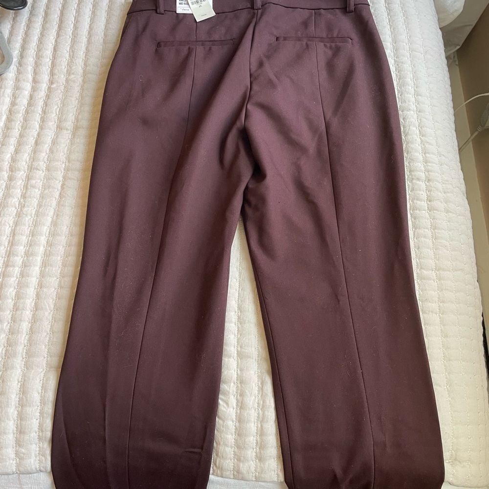 Women’s plum color work pants from Express WITH Tags